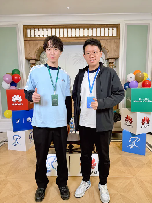 A photo with Riku Kawasaki at the 2026 Universal Cup Finals